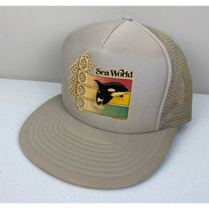 VTG RETRO 1986 Sportcap Sea World graphic mesh snapback hat